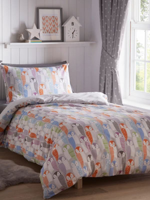  - Owls Junior Toddler Duvet Cover Set