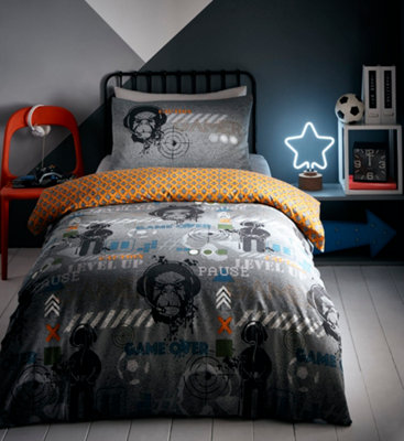Portfolio Home Gamer Single Duvet Cover And Pillowcase from B&Q
