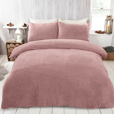OHS Teddy Duvet Cover With Pillow Case Bedding Set from B&Q