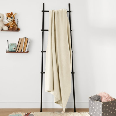 OHS Wholesale 10 X Plain Fleece Blanket Sofa Throw Joblot from B&Q