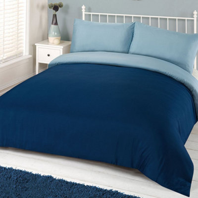 Ohs Reversible Duvet Cover And Pillowcase Bedding Set from B&Q