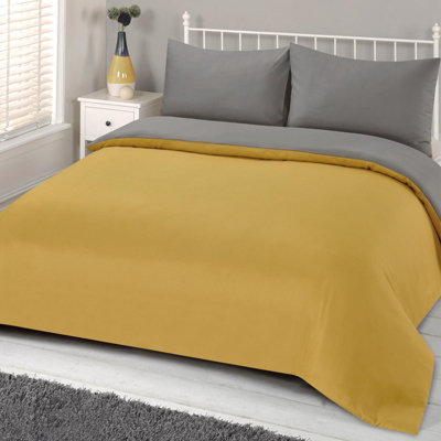 Ohs Reversible Duvet Cover And Pillowcase Bedding Set from B&Q