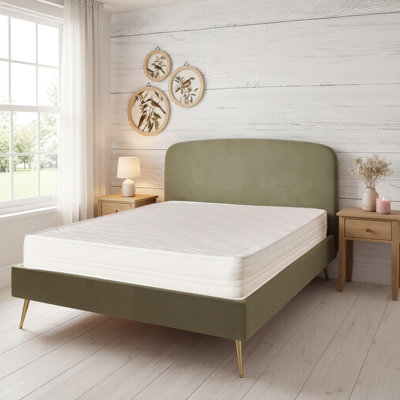 B&Q -  Essentials Orthopaedic Memory Foam Quilted Sprung MattressDouble