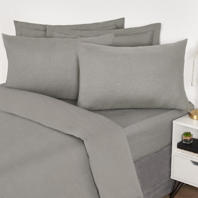 Ohs 10 X Soft Cotton Housewife PillowcasesGrey50 X 75Cm from B&Q