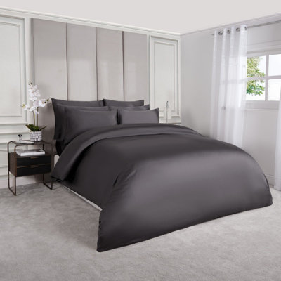 OHS 220 Thread Count Soft Cotton Duvet Cover Set from B&Q