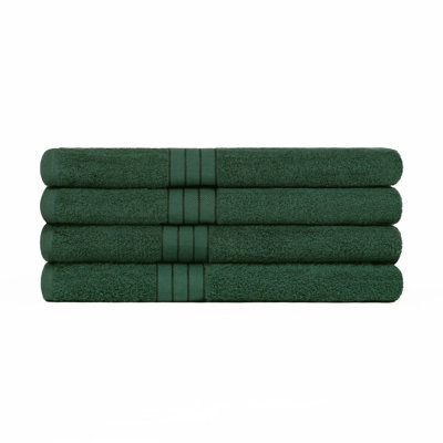OHS 4 Pack Of 100% Cotton Bathroom Bath Towel from B&Q