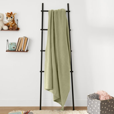 OHS Wholesale 10 X Plain Fleece Blanket Sofa Throw Joblot from B&Q