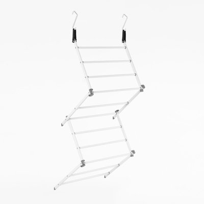 OHS Over Door Clothes Airer Utility Caravan Towel Clothes Drying Rack Hanger Compact from B&Q