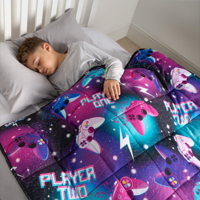 Ohs Kids Gaming Weighted BlanketBlack3Kg from B&Q