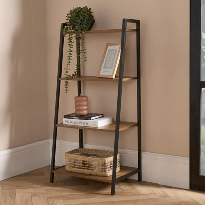 Ohs Manhattan 4 Tier Shelving Unit Modern Wire Storage Organiser from B&Q