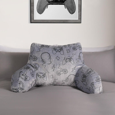 OHS Gaming Reading Cushion Filled Plump Padded Warm Bed Chair Soft Support Pillow from B&Q