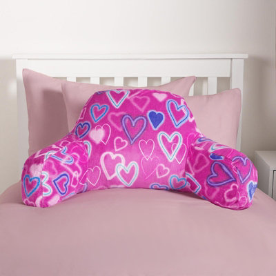 OHS Heart Reading Cushion Bed Plump Pillow Gamer Soft Arms Lumbar Chair Support from B&Q
