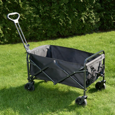 OHS Outdoor Garden Trolley Cart Foldable Camping Wagon Truck Wheelbarrow Storage from B&Q
