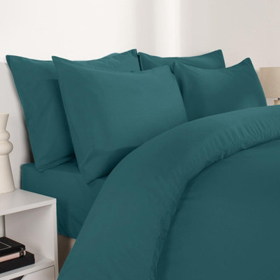 Ohs 2 X Pack Of Housewife Pair Pillowcases SetTeal 50 X 75Cm from B&Q