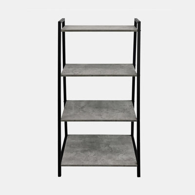 Ohs Manhattan 4 Tier Shelving Unit Modern Wire Storage Organiser from B&Q