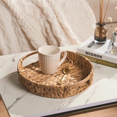Ohs Seagrass Round Tray - Natural - Image 3