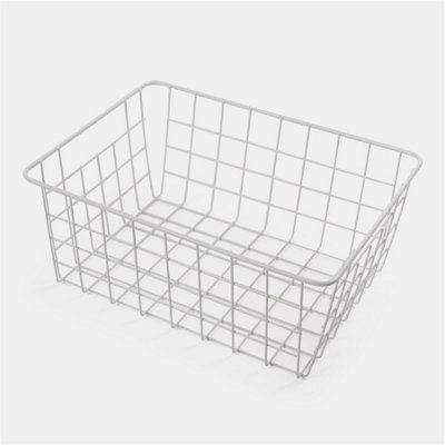 B&Q -  Metal Wire Food Storage Basket Multipurpose Pantry Organiser Kitchen