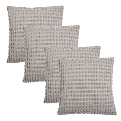 OHS 4 Pack Bobble Cushion Cover Grey45 X 45Cm from B&Q