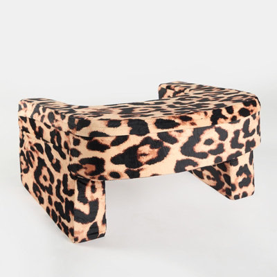 OHS Laptop Cushion Armrest Gaming Pillow Soft Foam Reading PillowLeopard Print from B&Q