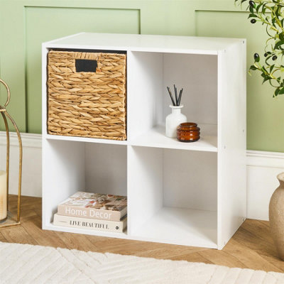 Ohs Oslo 4 Cube Freestanding Storage Unit Bookcase Shelf from B&Q