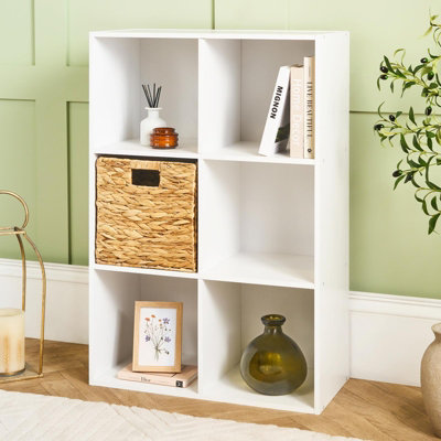 Ohs Oslo 6 Cube Freestanding Storage Unit Bookcase Shelf from B&Q