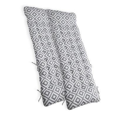 OHS Geo Gravity Chair Seat Cushion 2 X Outdoor Garden Bench Pad from B&Q