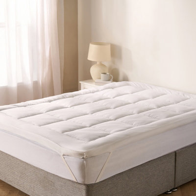 OHS Hotel Quality Anti Allergy Deep Fill Mattress TopperDouble from B&Q
