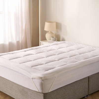 OHS Hotel Quality Anti Allergy Deep Fill Mattress TopperSuperking from B&Q