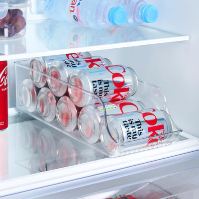 Ohs Stackable Fridge Can Dispenser Drink Organiser Holder Rack from B&Q