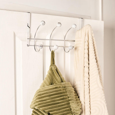 Ohs Marble Over-The-Door Hook Hanger Heavy Duty Towel Rack from B&Q