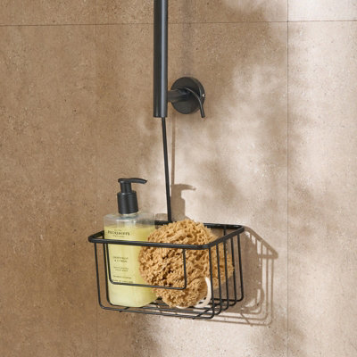 Ohs Metal Shower Caddy Hanging Shampoo Organiser Storage from B&Q