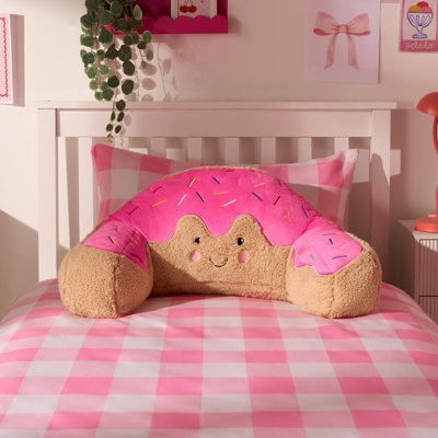 Ohs Doughnut Cuddle Cushion Novelty Reading Pillow from B&Q