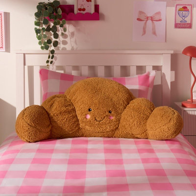 Ohs Croissant Cuddle Cushion Novelty Reading Pillow from B&Q
