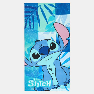 Ohs Kids Stitch Beach Bath Towel Absorbent Quick Dry Microfibre from B&Q