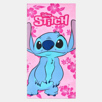 Ohs Kids Stitch Beach Bath Towel Absorbent Quick Dry Microfibre from B&Q