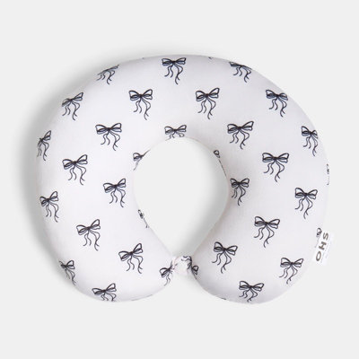 Ohs Bows Neck Pillow Travel Support U Shape Soft Head Rest Cushion from B&Q