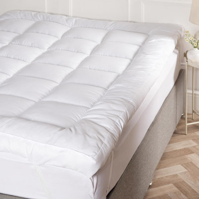 Ohs Ultra Deep Sleep 10Cm Mattress Topper Orthopaedic Quilted Heavy FillDouble from B&Q