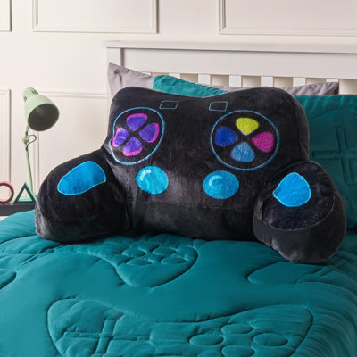 Ohs Gaming Controller Cuddle Cushion Novelty Reading Pillow from B&Q