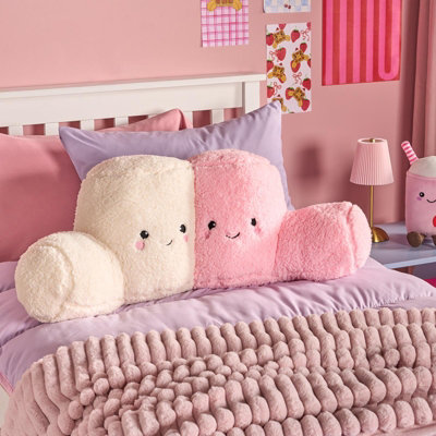 Ohs Marshmallow Cuddle Cushion Novelty Reading Pillow from B&Q