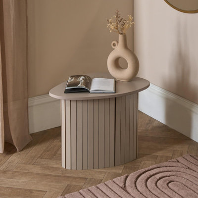 Ohs Madison Ribbed Side Table - Natural - Image 3