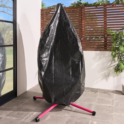Ohs Garden Egg Chair Cover Outdoor Plastic With Drawstring Heavy DutySingle from B&Q