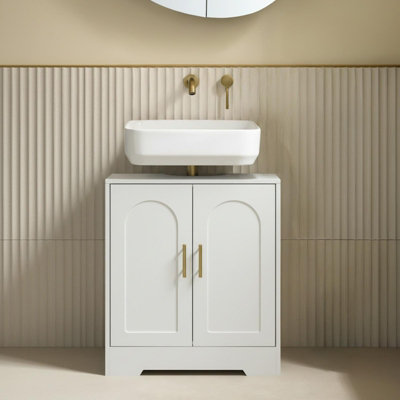 B&Q -  Arch Undersink Bathroom Cabinet Mdf Under Basin Storage