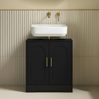 B&Q -  Arch Undersink Bathroom Cabinet Mdf Under Basin Storage