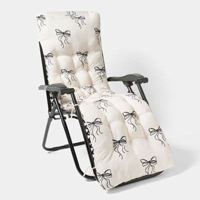 Ohs Bows Gravity Chair Seat Cushion Outdoor Garden Water Resistant from B&Q