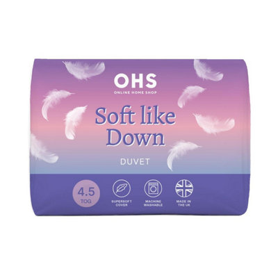 Ohs Soft Like Down Duvet 4.5 Tog QuiltSingle from B&Q