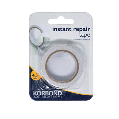 Korbond Instant Repair Tape - 4.5M Hemming Tape - Double Sided Fabric Bonding - No Sew - Image 3