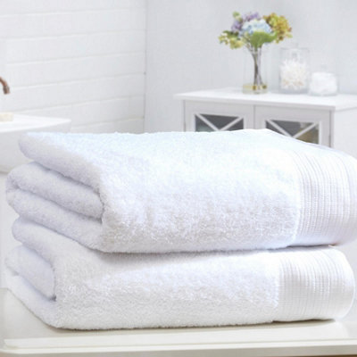  - Chatsworth Egyptian Cotton 2 Piece Towel BaleWhite