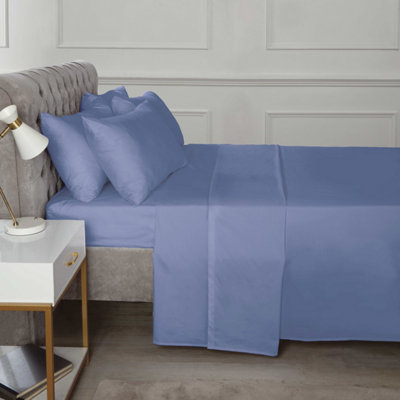 Rapport Home Snd Percale Cotton Bed Sheet Fitted from B&Q