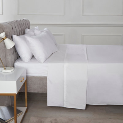 Rapport Home Snd Percale Cotton Bed Sheet Fitted from B&Q