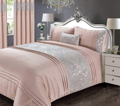 Rapport Charleston Duvet Cover Sets Blush from B&Q